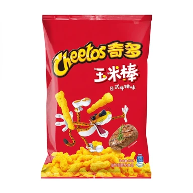 Cheetos Japanese Steak Flavored Corn Puffs 90g