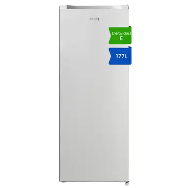 CHiQ JKR183DWE 54cm Wide 144cm Tall Freestanding Upright Freezer - White - E Rated