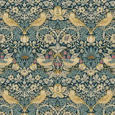 Morris And Co Strawberry Thief Wrapping PAPER 3M