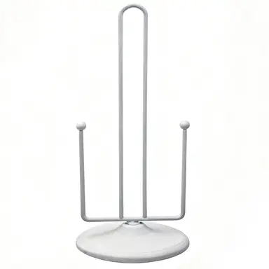 JU7CER Gray Kitchen Cleaning Paper Towel Holder - Countertop Standing, with Fixing Rod, Modern & Minimalist Design, Ideal for Home Use