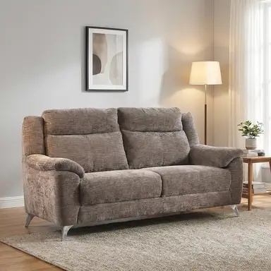 Sofa Monroe 3 Seater Stone Brown
