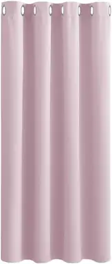 PONY DANCE Ösenvorhänge Thermo, B 132 x L 137 cm, 1 Paneel, Hellrosa