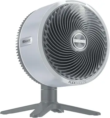 Shark FlexBreeze TableMate Akku-Ventilator, Innen & Außen, ≤24h Laufzeit, Hochgeschwindigkeitskühlung, 20 m Reichweite, Leise & Langlebig, 5 Geschwindigkeiten, Oszillation, Fernbedienung FA150EU