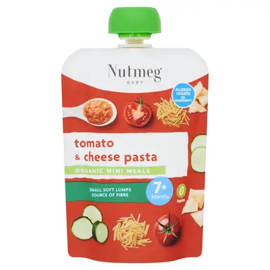 Nutmeg Tomato & Cheese Pasta 7+ Months 130g