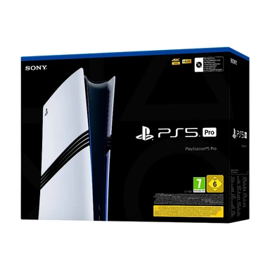Sony PlayStation 5 Pro, PlayStation 5 Pro, Schwarz, Weiß, 120 Hz, SSD, 2 TB, 10,100,1000 Mbit/s