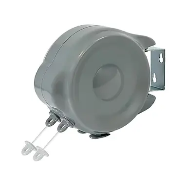 Addis Dual Line 30m Retractable Clothes Washing Line Wall Mounted