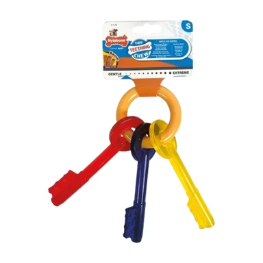 NYLABONE Jouet clés pour chien au bacon