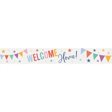 Unique Party Welcome Home Foil Banner, 2.74m