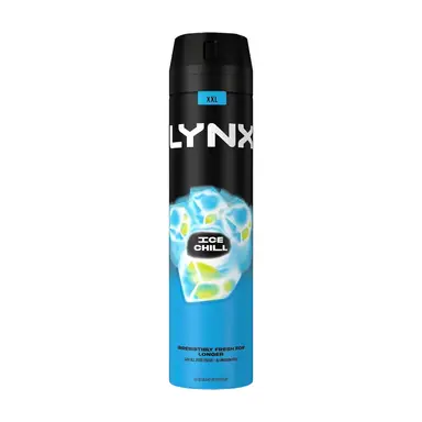 Lynx Ice Chill Body Spray for Men Mint & Lemon 250ml