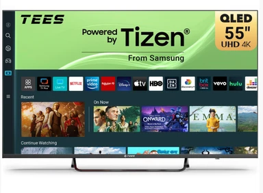 Tees TTQ55UQ1CS 55" 4K QLED Smart TV – Powered by Tizen OS