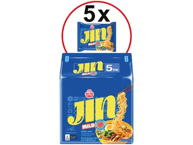 Ottogi Jin Ramen Mild Multipack 120gx5
