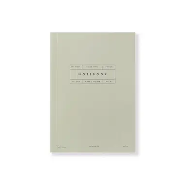 Katie Leamon A5  Notebook Lined Paper 100GSM Sage
