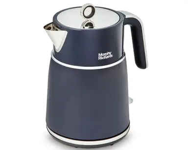 Morphy Richards Signature Matt Jug Kettle, 1.5L, Cordless, Midnight Blue (Navy) - 100703