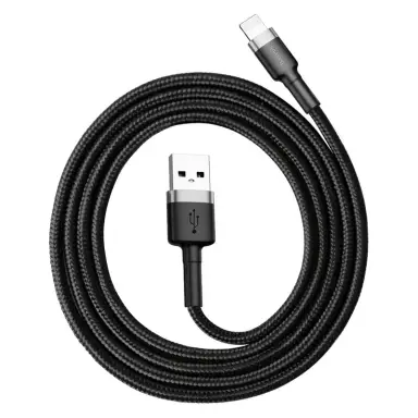 Baseus 1.5A Cafule USB for Lightning Cable – 2M – Grey/ Black