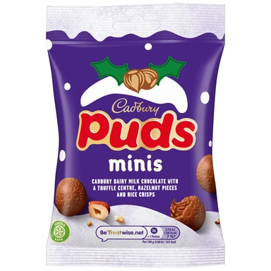 Cadbury 73g Christmas Mini Puds
