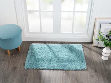 My Flair Teppich "My Shaggy" rechteckig hellblau 90 x 60 cm