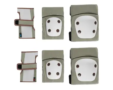 Kikka Boo Knee and Elbow Protection Set Army Green