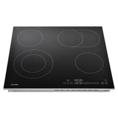 STOVES SEH602SCTC BLK 60cm Black Glass Ceramic Hob