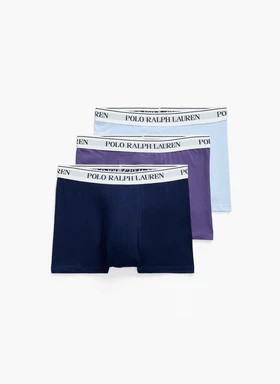 Ralph Lauren Classic Stretch-Cotton Trunk 3-Pack - Jnbery/Blue/ Navy 