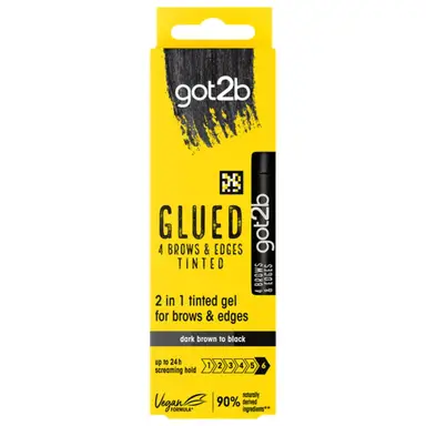Schwarzkopf got2b Glued 2-in-1 Brows & Edges Getint Zwart 16 ml