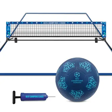 Hy-Pro Football Tennis Set UEFA Champions League Blue