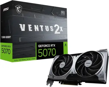 MSI GeForce RTX 5070 12G VENTUS 2X OC Graphics Card