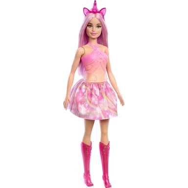Barbie Modepop Eenhoorn - Multikleur