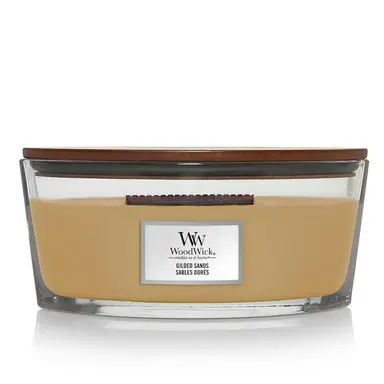Wood Wick Candle Ellipse Gilded Sands 453 g