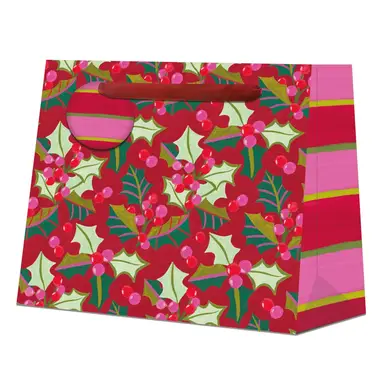 Raspberry Blossom  Merry Berry Large Gift Bag