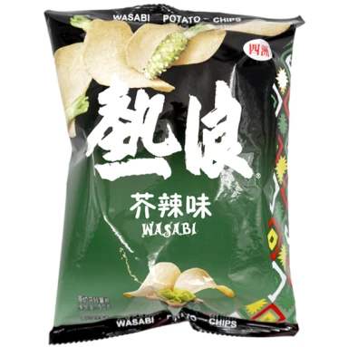 Four Seas Potato Chips Spicy Wasabi Flavour 50g