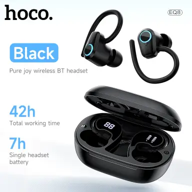 EQ8 Pure Joy In-Ear True Wireless BT Headset - Black