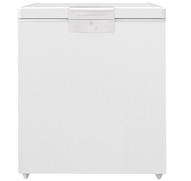 Beko HSM14550 Freezer, Freezer, 148 L Usable Volume, 1 Freezer Basket, Temperature Alarm, Lockable, LED Display System, Interior Lighting, 39 dB (A), Can be Used in Unheated Rooms, White [Energy Class D]