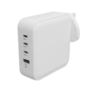 Hyper® HyperJuice 100W USB-C GaN Travel Charger (3C+1A) - White