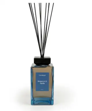Candlelight Diffuser Square Bergamot & Vanilla Blue Extra Large 2L