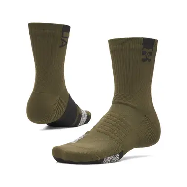 Under Armour ArmourDry Playmaker Unisex Mid-Crew Socks Expedition - Green