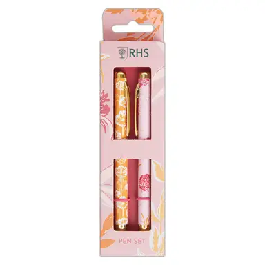 RHS Bold Florals Ballpoint Pen Set, Pack of 2