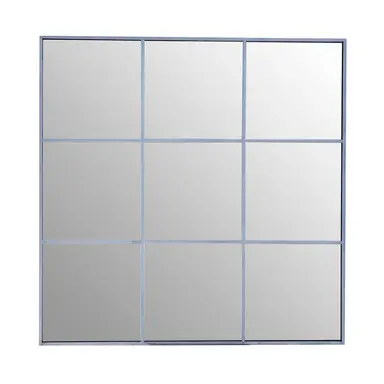 Interiors by Premier Wall Mirror Oriel Square Silver 95x95cm