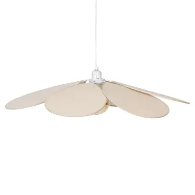 Atmosphera Kinderpendel lamp - Bloemvorm, roze, 72 cm