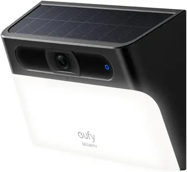 eufy Security Solar Wall Light Cam S120 Solar Security Camera Outdoor Wireless, 2K Camera, Forever Power, Motion Activated Light, AI Detection, IP65 Waterproof, Spotlight, No Monthly Fee