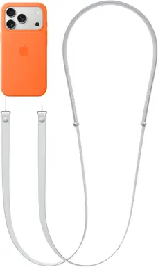 Apple - iPhone Crossbody Strap - Light Gray