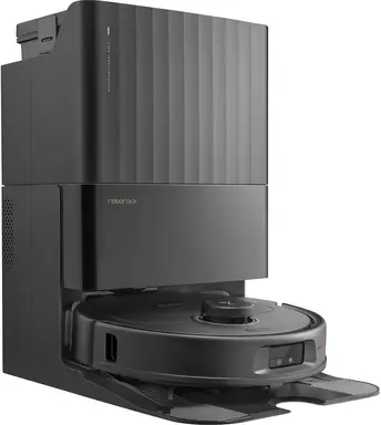 Roborock Qrevo MaxV - Robotstofzuiger met dweilfunctie - met automatisch leegstation - Zwart - 180 min werktijd - 63 dB(A)