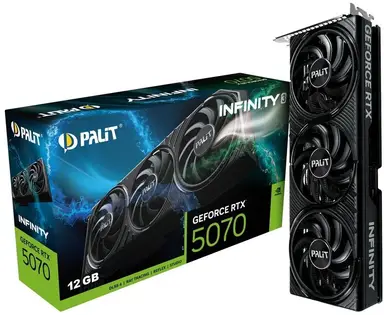 PALIT GeForce RTX 5070 Infinity 3 GDDR7 Carte graphique 12 Go
