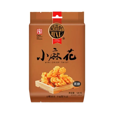 Dao Xiang Cun Brown sugar flavored twist snack 120g