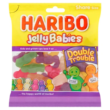 Haribo Jelly Babies Double Trouble Share Size 175g