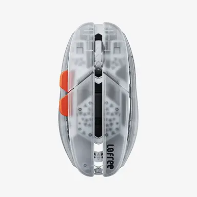 Lofree Hypace Bluetooth Mouse – Magnesium Alloy Frame + PC Shell, Tri-Mode Connection (Bluetooth / 2.4G / Wired), PAW3950 Laser Sensor, Semi-Transparent Special Version, OE923