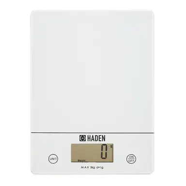 Haden White Digital Kitchen Scale