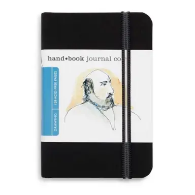 Speedball Drawing Journal 140GSM 3.5 x 5.5 Portrait Ivory Black