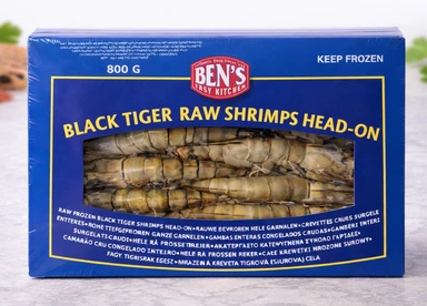 Ben's Black Tiger Garnalen 21/30 - 750 g
