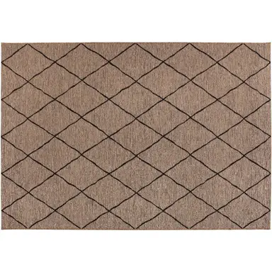 VIVARAISE Tapis d’extérieur Allan naturel - 120 x 170 x 1 cm