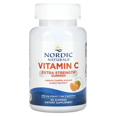 Nordic Naturals Vitamin C Immune Extra Strength Tangerine Gummies - 60 Gummies